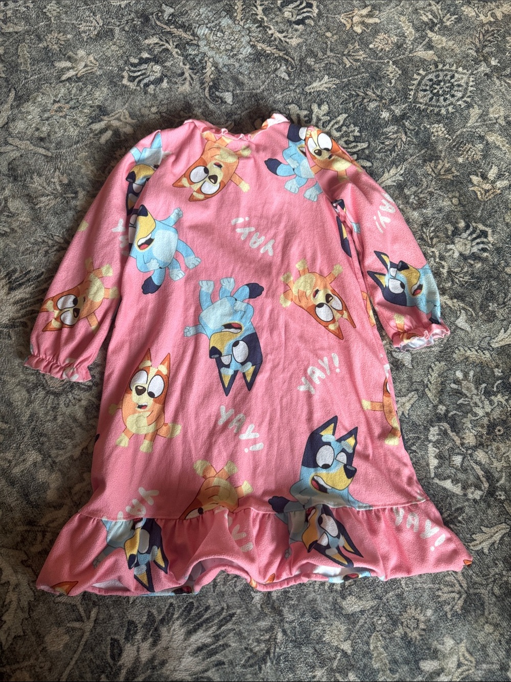 Bluey Ruffle Neck Nightgown - Picture 6 of 6